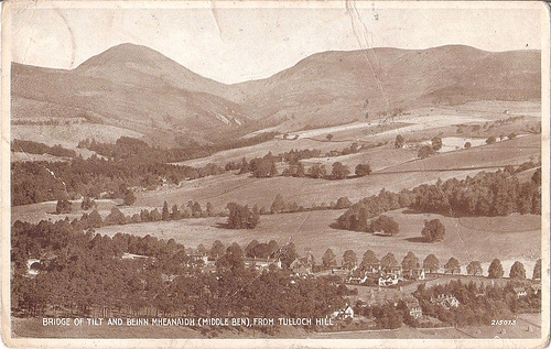 Tulloch Hill, Bridge Of Tilt & Beinn Mheanaidh 1935