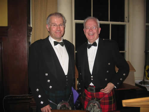 Professor Nigel Leask and Lord Wallace