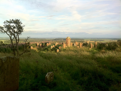 Graveyard, Repentance Tower, Hoddom Castle, Dumfriesshire.