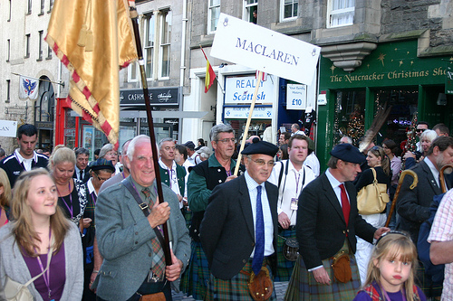 Clan MacLaren in The Clan Parade - The Gathering 09