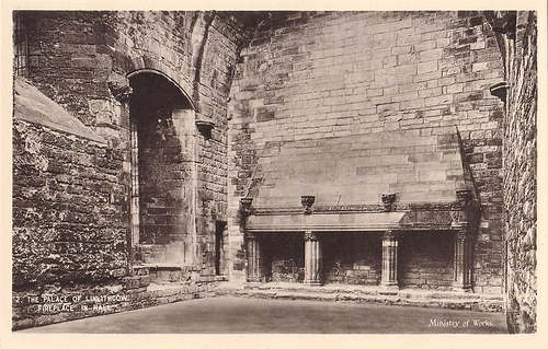 Linlithgow Palace, Fireplace In Hall