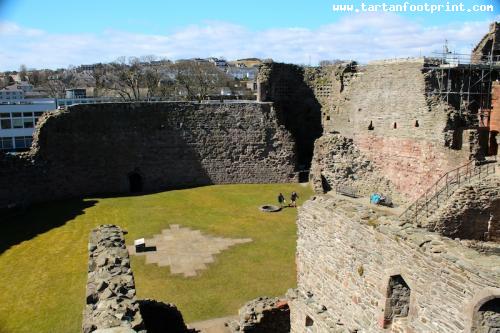 Courtyard at Rothsay Castle