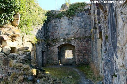 Inside Castle Lachlan