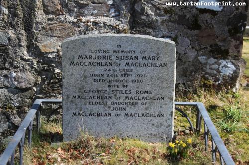 Grave of the 24th Chief of MacLachlan