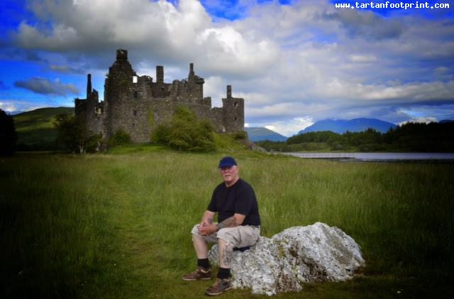 Having a well earned rest at Kilchurn Castle & Loch Awe