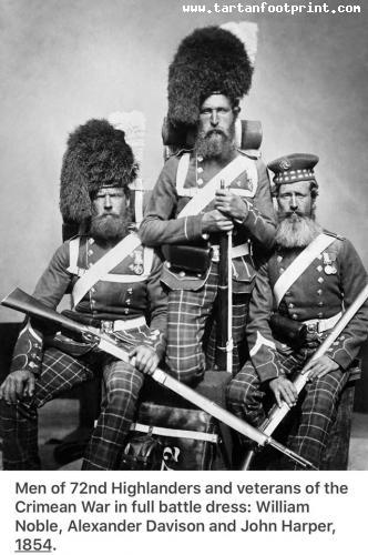 72nd  HIGHLANDERS 1854