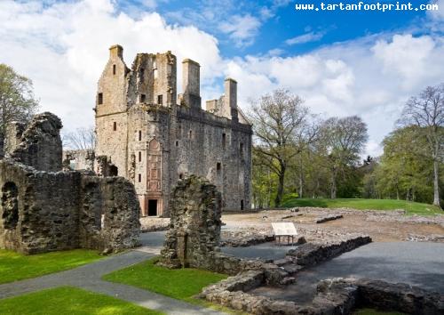 Huntly Castle is a ruined castle in Huntly in Aberdeenshire, Scotland. It was the ancestral home of the chief of Clan Gordon, Earl of Huntly.